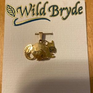 Wild Bryde animal charm pendant